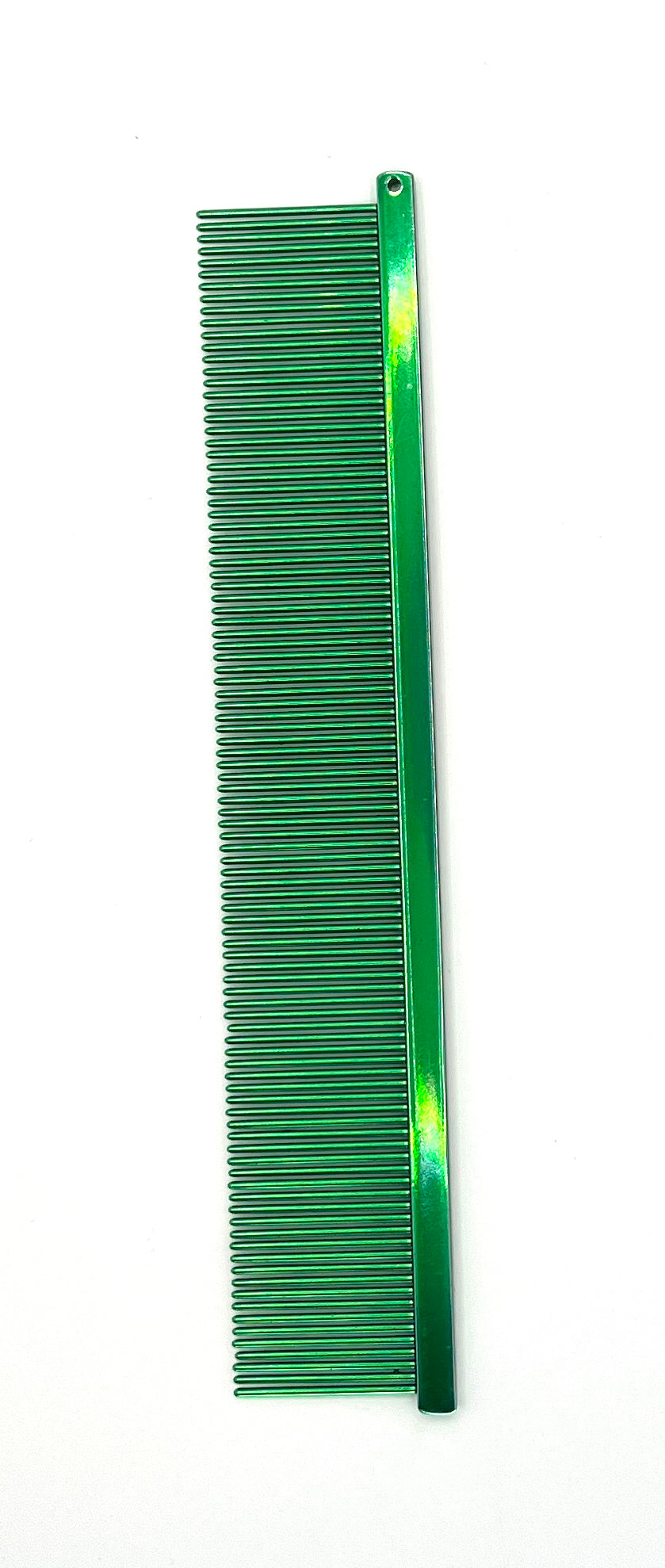 The Ashley Craig's original Greyhound Comb Finesse Collection features a 7.6"L x 1.4"W Extra Fine tine which gives superior styling control for all coat types. These versatile combs have been a staple of the pet grooming industry for over 100 years. Candy Color Collection in Lime.