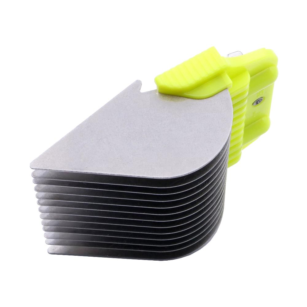 The Artero Wide Snap-On Metal Comb 25mm - 1" is designed for use with the Artero A5 Wide clipper blade and offers a smooth, even finish. This comb is also compatible with Andis, Moser, Heiniger, Oster, and Aesculap Fav5 and Fav5 CL blades. Features: Cutting height: 1" Metal Construction Fits A5 Clippers