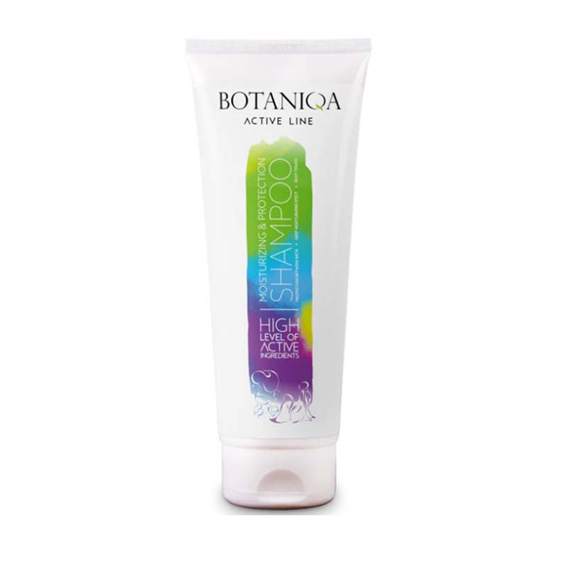 Botaniqa Active Line Moisturizing and Protective Pet Shampoo is formulated to cleanse while providing long-term conditioning to protect against tangles and mats. This pet shampoo can be used on any coat type without changing its structure. It works extremely well for long-haired breeds like doodles, poodles, and shih-tzus.