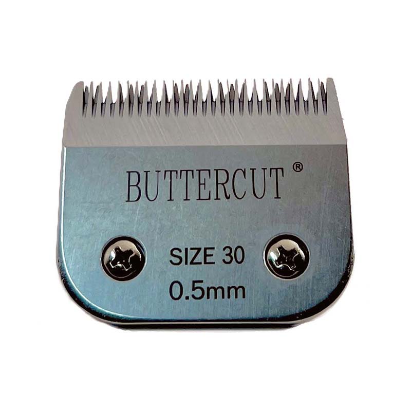 Geib now offers Stainless Steel and Ceramic Clipper Blades. These Stainless Steel #30 blades help provide consistent coat results whether using with a guard to create longer styles. Compatible with most A5 clippers including Andis, Artero, Moser, Heiniger, Oster and Wahl models.