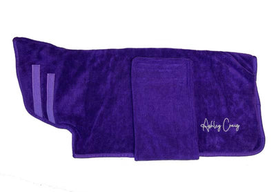 Ultra Pet Drying Robes in Purple