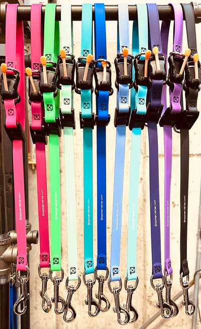 Grooming Locking Safety Release Loop 24" with Safety Ring Water Proof Biothane