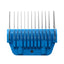 The Artero Wide Snap-On Metal Comb 13mm - 1/2" is designed for use with the Artero A5 wide clipper blade and offers a smooth, even finish. This comb is also compatible with Andis, Moser, Heiniger, Oster, and Aesculap Fav5 and Fav5 CL blades. Features: Cutting height: 1/2" Metal Construction Fits A5 Clippers