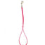 Our water proof USA made BioThane pet grooming loops are ideal for tub to table use. Easy to clean and odor resistant, durable, strong and flexible.  Neon Pink