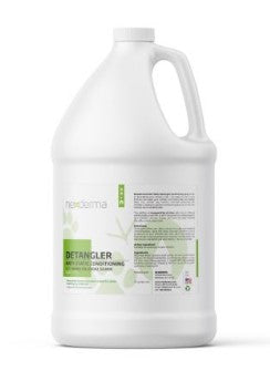 Nexderma's Anti-Static Detangling Conditioning Spray helps comb and de-tangle your pet's fur. No added chemical, safe on all skin types, and silver nanoparticles provide natural antifungal and antimicrobial protection to guard against skin issues, fungal infections, wounds, and more.  Fresh Scent 1 Gallon.