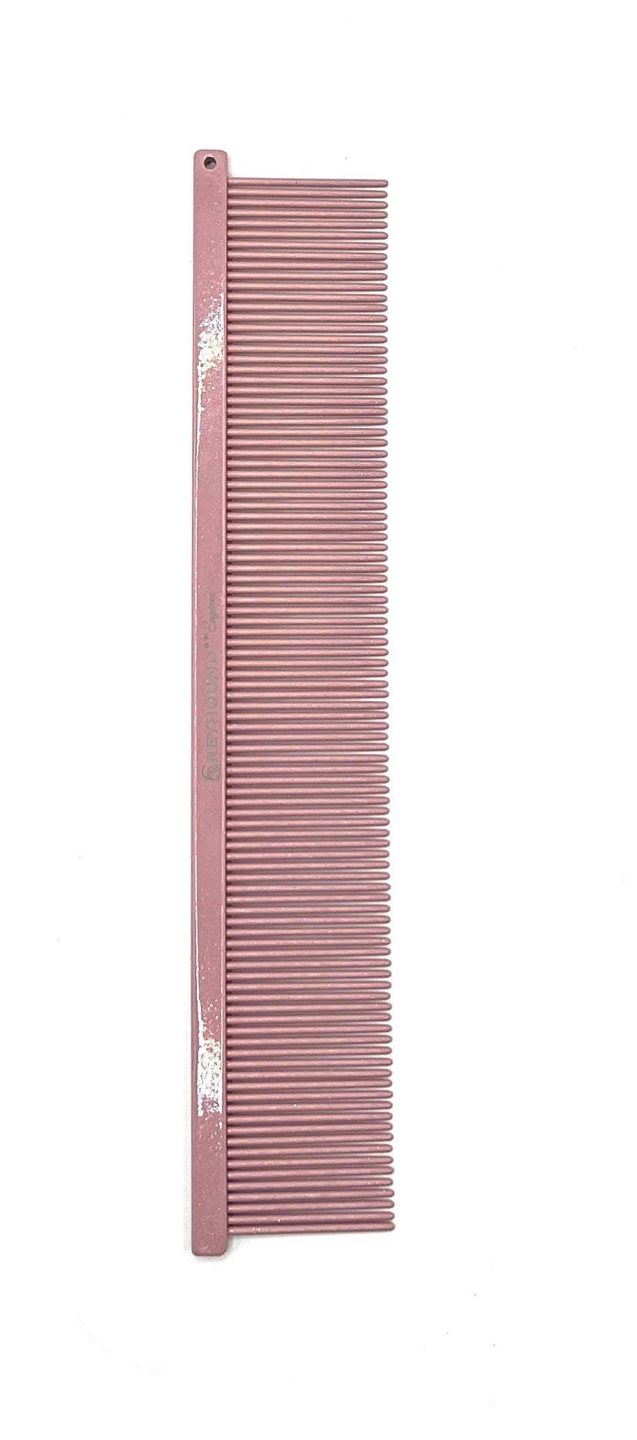 The Ashley Craig's original Greyhound Comb Finesse Collection features a 7.6"L x 1.4"W Extra Fine tine&nbsp;which gives superior styling control for all coat types. These versatile combs have been a staple of the pet grooming industry for over 100 years. "Sparkle" color schemes Dior Pink.