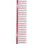 Greyhound Professional Pet Comb' Bitch Collection features a 9.875"L x 1.75"W Extra Extra Coarse tine which gives superior styling control for medium and long coat types. These versatile combs have been a staple of the pet grooming industry for over 100 years, and are available in the Sparkle Color Collection, Lipstick Pink Sparkle.