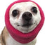 Happy Hoodie®, the original Head Hug for Pets™, muffles the loud noise from velocity driers and keeps the high-pressured, blown air away from the ear canals. This versatile pet calming band for dogs and cats is a straight forward, cost effective answer to reduce anxiety, stress, behavioral issues and save time. Size Small Pink.