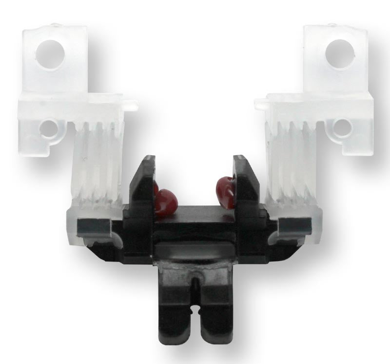 The Andis Replacement Blade Drive Assembly contains the complete assembly parts used for models AG, BDC, BG, DBLC, MBG, SMC, RDLC. Blade drives are wearable parts for Andis clippers that should be replaced on a regular basis. It is recommended that blade drive be replaced every 30 to 60 days depending on grooming volume. Front view.