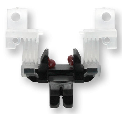 The Andis Replacement Blade Drive Assembly contains the complete assembly parts used for models AG, BDC, BG, DBLC, MBG, SMC, RDLC. Blade drives are wearable parts for Andis clippers that should be replaced on a regular basis. It is recommended that blade drive be replaced every 30 to 60 days depending on grooming volume. Front view.