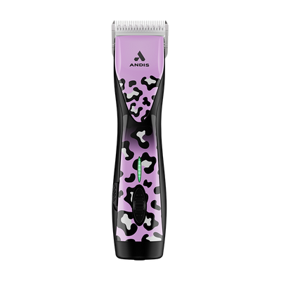 The Andis Gabriel Feitosa inspired limited addition, Pulse ZR II colorway Wild, cordless professional pet clipper now deliver up to 3 hours of run time on a single charge and works with swappable, rechargeable batteries so there is not a halt in styling. The Pulse ZR II has a powerful rotary motor with 5 speeds that achieve 2,500-2,400 spm and includes the detachable blade system and wide compatibility make maintenance a breeze.