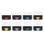 Achieve clean, consistent finishes with Andis Wide Blade Attachment Combs. This stainless steel, color-coded 8-piece set includes sizes 1/8" to 1" and fits CeramicEdge® and M-Force® Wide Blades (#10, #30, T-84, T-10) for smooth, reliable results on all coat types. Steel combs cut through coat more smoothly then all plastic providing greater precision.