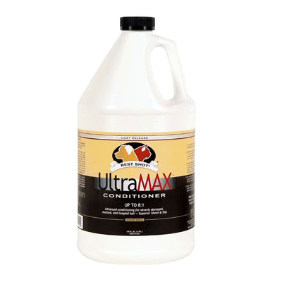 UltraMax Pro conditioner uses the latest in silicone copolymer and cationic conditioner hair care technology. UltraMax Pro’s conditioning formula was designed to repair and strengthen severely damaged, matted, and tangled coats. The Coat Release Technology is ideal for tackling shedding and removing thick undercoat.
