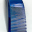 The Greyhound professional pet grooming comb ARC Curved Collection provides superior styling control. These curved combs work great for finishing work and hard to reach areas specifically for fluffing heads and legs while also ideal for "spray up" styles. These European dual tine medium/fine combs come in the fun Candy colors and two sizes. Blue
