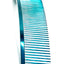 The Greyhound professional pet grooming comb ARC Curved Collection provides superior styling control. These curved combs work great for finishing work and hard to reach areas specifically for fluffing heads and legs while also ideal for "spray up" styles. These European dual tine medium/fine combs come in the fun Candy colors and two sizes. Teal