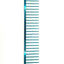 Greyhound Professional Pet Comb' Bitch Collection features a 9.875"L x 1.75"W Extra Extra Coarse tine which gives superior styling control for medium and long coat types. These versatile combs have been a staple of the pet grooming industry for over 100 years, and are available in the Candy Color Collection, Teal Candy.