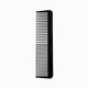 This versatile combo comb with half medium and half fine tines wide tine comb is ultra light weight putting less stress on hands. This combo is the most popular and adaptable comb design in the industry. However, the Chicago Comb design is wider than most industry standard, working well for denser and longer coats.