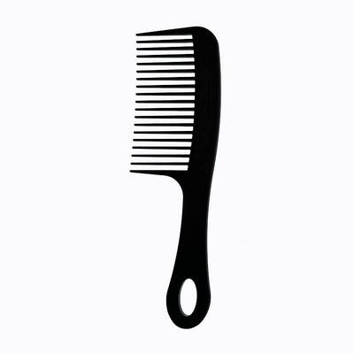 The wide tine comb with handle fits comfortably in the hand. The ultra light weight and wide handle is more ergonomic, putting less stress on hands. The compact, pocket size is perfect for professional pet grooming or dog and cat breed show competition preparation.