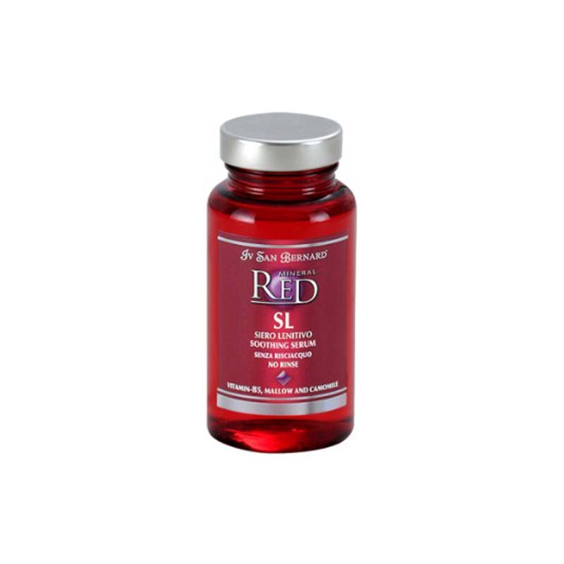 Iv San Bernard Mineral Red Serum SL helps stressed and brittle coats. It soothes and moisturize sensitive skin locking in moisture and reducing inflammation.