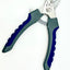 These light weight professional-grade nail trimmers feature heavy-duty stainless steel curved blades and ergonomic contoured handles, allowing for greater control with less strain on the hands. The contoured, curved blades allow for greater maneuverability for all shapes and lengths of nails. Large open position.