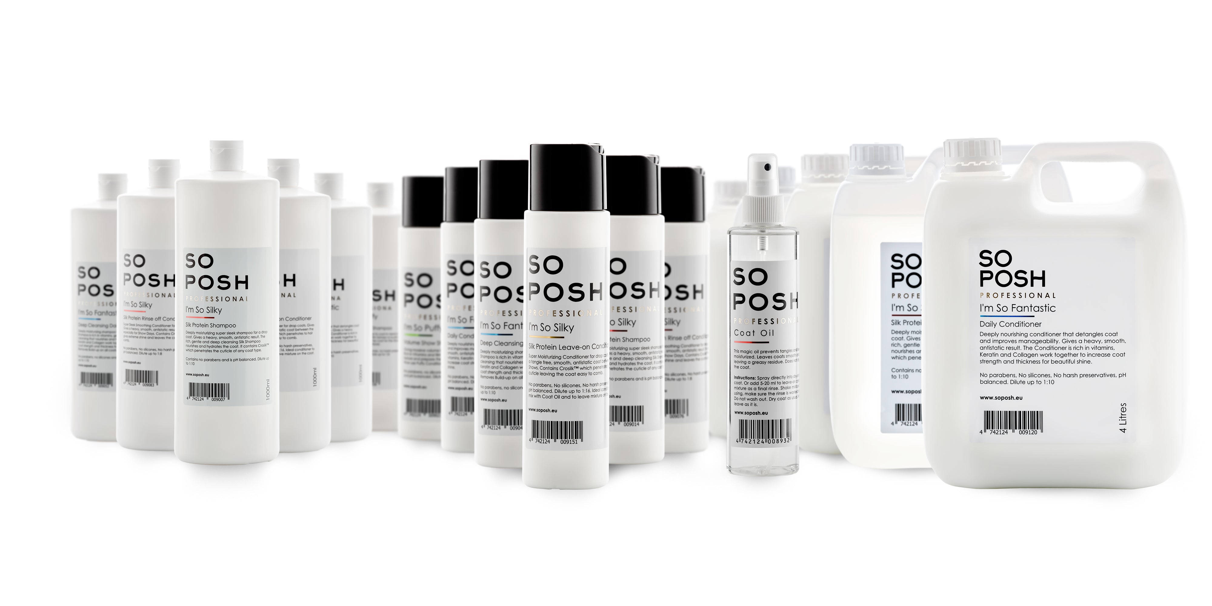 So Posh has a range of dog products for different coat types.