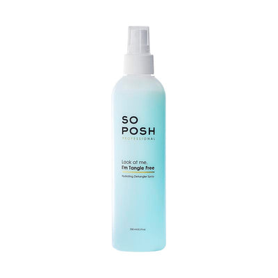 So Posh I'm Tangle Free is bi-phase pet brushing spray that detangles and softens the coat, making it easy to brush and comb through. Blended with oils that balance sebum, are anti-inflammatory and help prevent dandruff, I'm Tangle Free adds shine, prevents breakage and strengthens the coat. The formula was created with a mild sent in order to minimize discomfort or a skin reaction due to heavy perfumes.